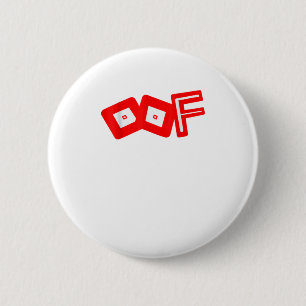 Oof de hele dag grappige pro- of noob gamer of ronde button 5,7 cm