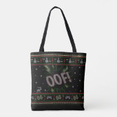 OOF! Video Gamer Ugly KerstSweater Tote Bag (Achterkant)