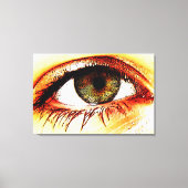 Oog 36x24 (90x60cm) waccna canvas afdruk (Voorkant)