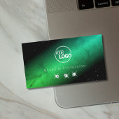 Oog Blauwgroen zwarte sparende juwelen vangen met  Visitekaartje