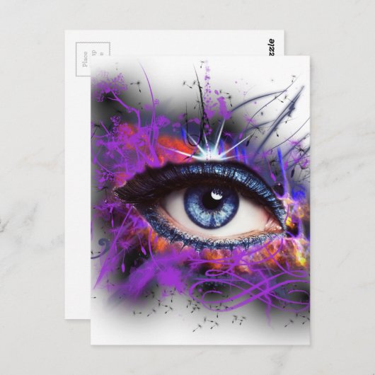 Oog Briefkaart (Voorkant / Achterkant)