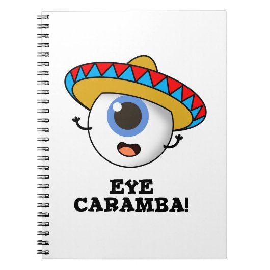 Oog Caramba Grappige Mexicaanse Pun  Notitieboek (Voorkant)