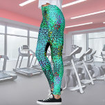Oog catcher! Fractal bloemen in koele kleuren - Leggings<br><div class="desc">Iets voor jou. Moderne,  tijdloze,  coole fractal voor iedereen die van kleuren houdt. Ontworpen door Marions Artwork. Ideaal voor sport,  fitness,  yoga... .</div>