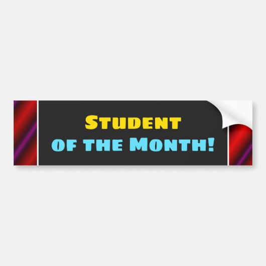 Oog-Catching "Student of the Month!" Sticker (Voorkant)