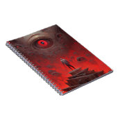 Oog Creatures Surreal Horror Art Notitieboek (Rechterzijde)