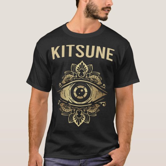 Oog dat Kitsune bekijkt T-shirt (Voorkant)