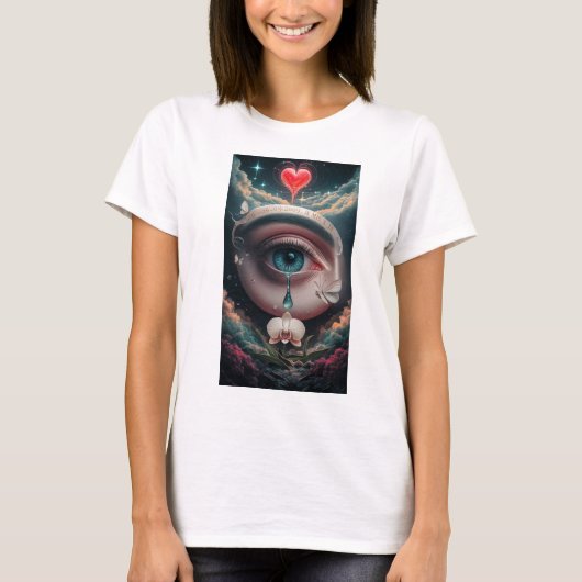 Oog design ai t-shirt (Voorkant)