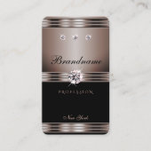 Oog donker Roos Gold Black zwarte neushoorns Visitekaartje (Voorkant)