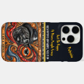 Oog-gericht kunstwerk met vette patronen Case-Mate iPhone case (Achterkant (horizontaal))