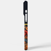 Oog-gericht kunstwerk met vette patronen Case-Mate iPhone case (Achterkant / Links)
