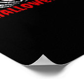 Oog Halloween - Skelet Handen Hart Poster (Hoek)