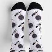 Oog (I) Denk aan anatomische geek Humor Sokken (Top)