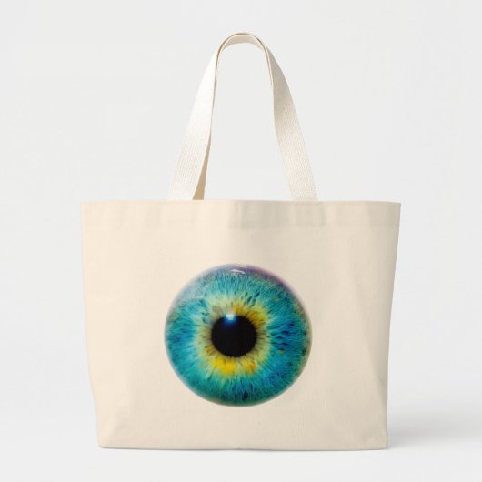 Oog I Grote Tote Bag (Voorkant)
