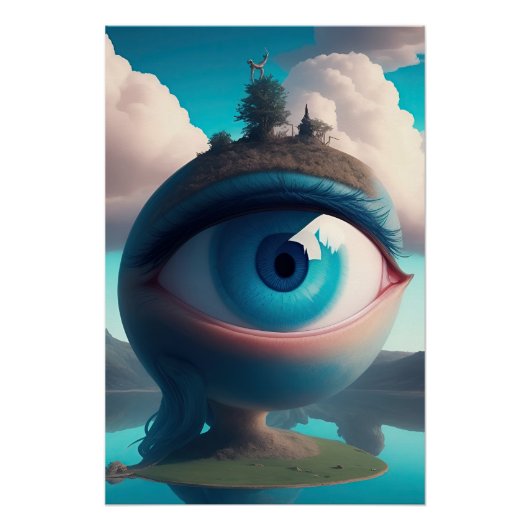 Oog Ik kijk naar je Perfect Poster (Voorkant)