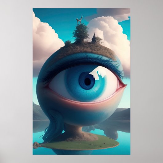 Oog Ik kijk naar je Poster (Voorkant)