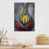 Oog in Calyx door Vicktorya Stone Poster (Keuken)
