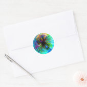 Oog in Orion Ronde Sticker (Envelop)