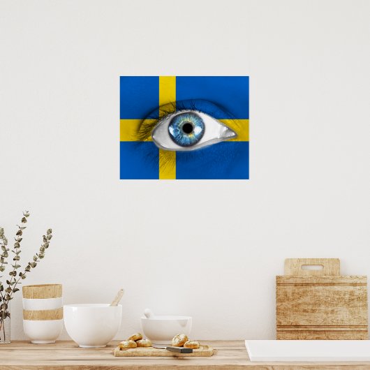 Oog in Zweden Poster (Keuken)