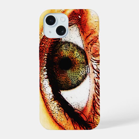 Oog iphcnm iPhone 15 case (Achterkant)