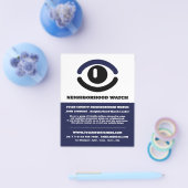Oog kijken, Buurtgemeenschap Watch Advertentie Flyer (Enkel)