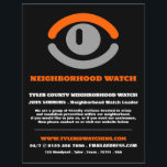 Oog kijken, Buurtgemeenschap Watch Advertentie Flyer<br><div class="desc">Kijken Eye,  buurtgemeenschap Watch Adverteren Flyer door de Visitekaartje Store.</div>