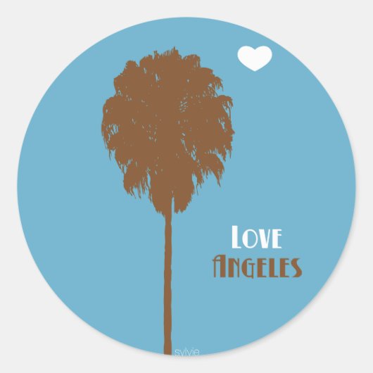 Oog kleverig voelen ronde sticker (Voorkant)