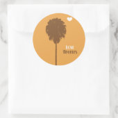 Oog kleverig voelen ronde sticker (Tas)