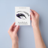 Oog lange wimpers Verleng icoon wimpers Flyer (Hand)