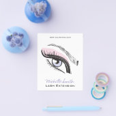 Oog lange wimpers Wimper extensie pictogram Flyer (Enkel)