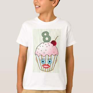 Oog Leuke Acht van het Gezicht van het Patroon van T-shirt