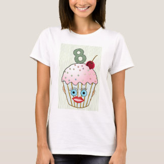 Oog Leuke Acht van het Gezicht van het Patroon van T-shirt