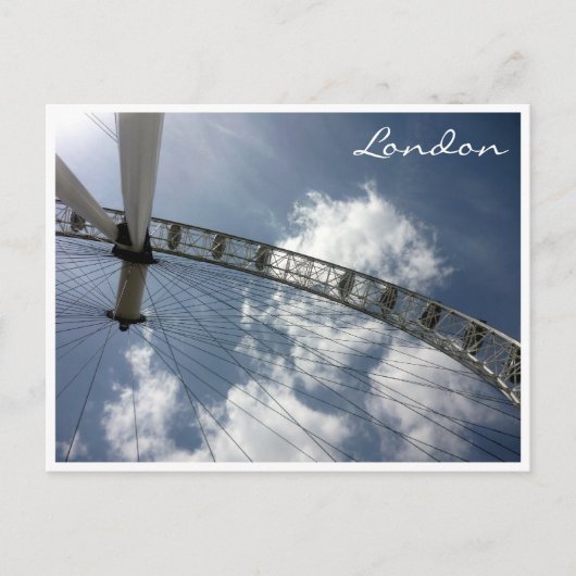 oog london round briefkaart (Voorkant)