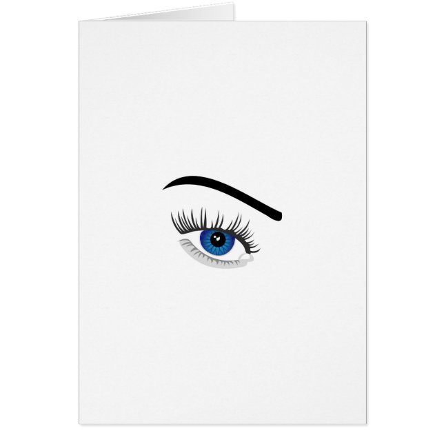 Oog met contactlens (Voorkant)