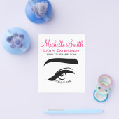 Oog met de uitbreiding van de eyelinerzweep het flyer (Enkel)