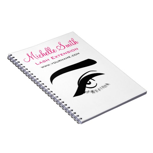 Oog met de uitbreiding van de eyelinerzweep het notitieboek (Rechterzijde)