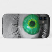 Oog met groene iris bekijkt het concept viewer mac Case-Mate iPhone case (Achterkant (horizontaal))