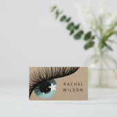 oog met sterren rustige kraft make - up artiest ey visitekaartje (Staand voorkant)