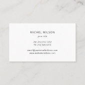 oog met talent voor sterren coach make - up arties visitekaartje (Achterkant)