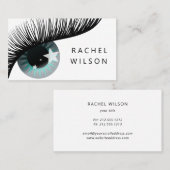 oog met talent voor sterren coach make - up arties visitekaartje (Voorkant / Achterkant)