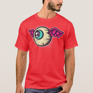Oog met vleugels Tattoo stijl kunst T-shirt