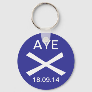 Oog naar Scottish Independence Keyring Sleutelhanger