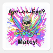 Oog of Oog? Matey Stickers (Voorkant)