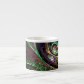 Oog om Oog Abstracte Art Espresso Mok (Voorkant)