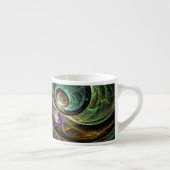 Oog om Oog Abstracte Art Espresso Mok (Rechts)