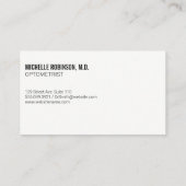 Oog | Oogkaart Afsprakenkaartje (Achterkant)