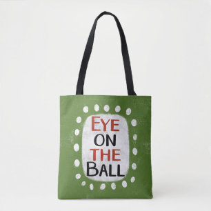Oog op de bal Canvas tas