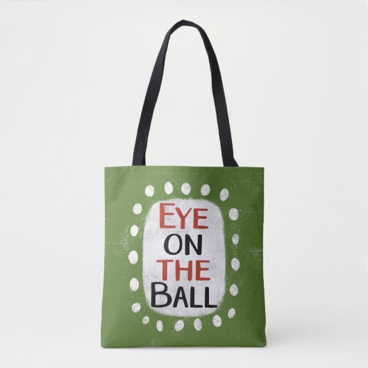 Oog op de bal Canvas tas (Voorkant)