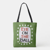 Oog op de bal Canvas tas (Achterkant)