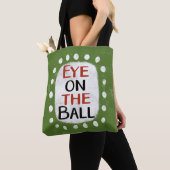 Oog op de bal Canvas tas (Dichtbij)