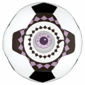 Oog Op De Bal Griezelige Pastel Goth Voetbal (Voorkant)